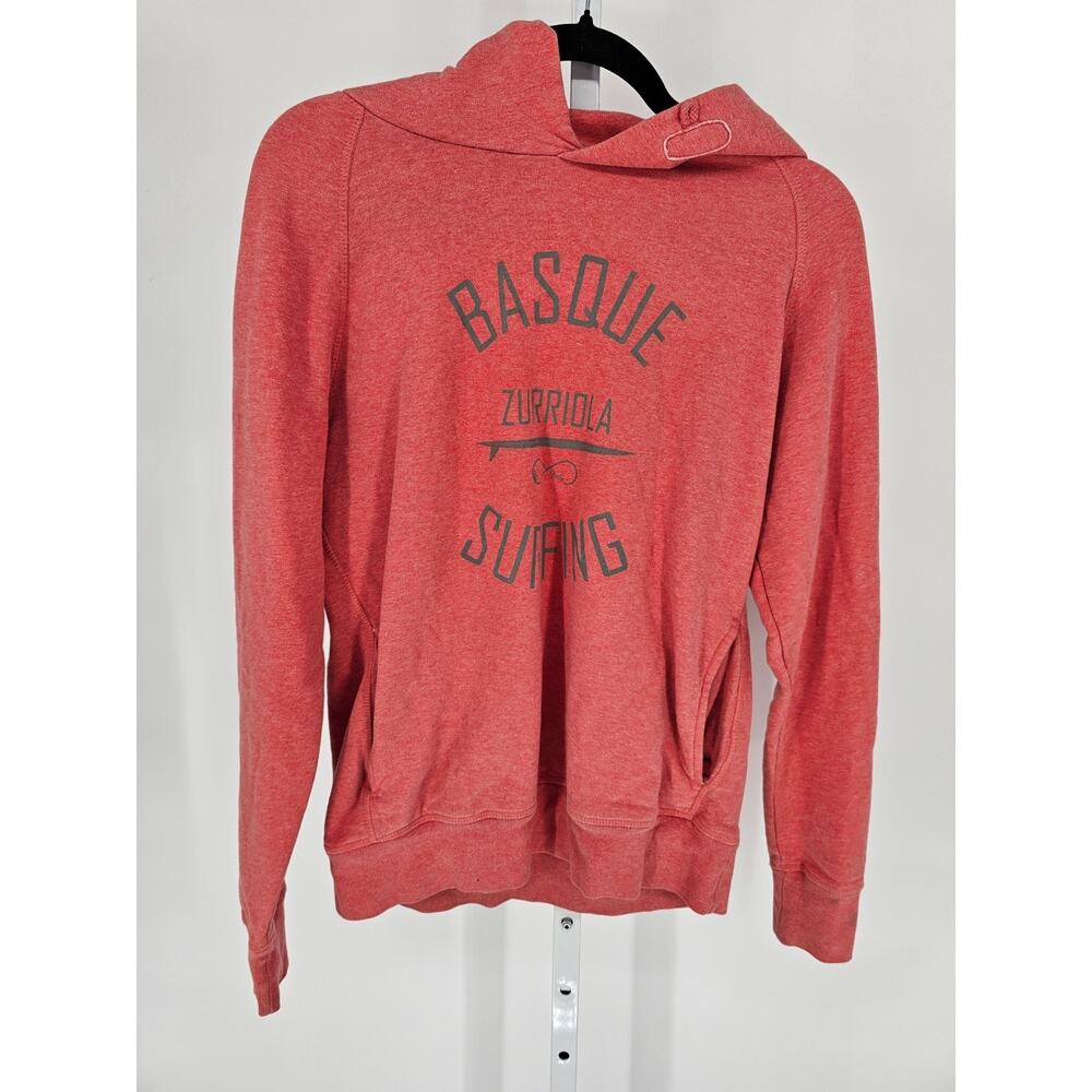 Indie Basque Surfing Womens Sz S Pullover Hoodie Light Pink